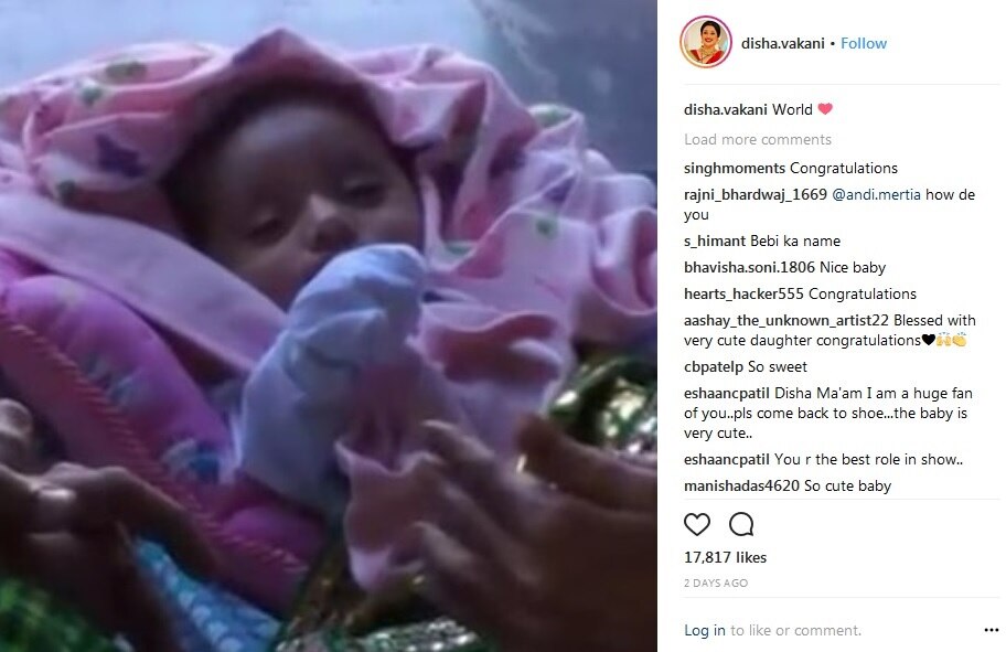 3-dayaben-of-tarak-mehta-share-first-picture-of-the-daughter