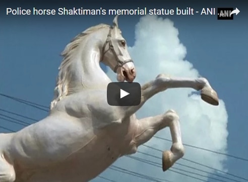 Memorial for Shaktiman: made and removed in a day