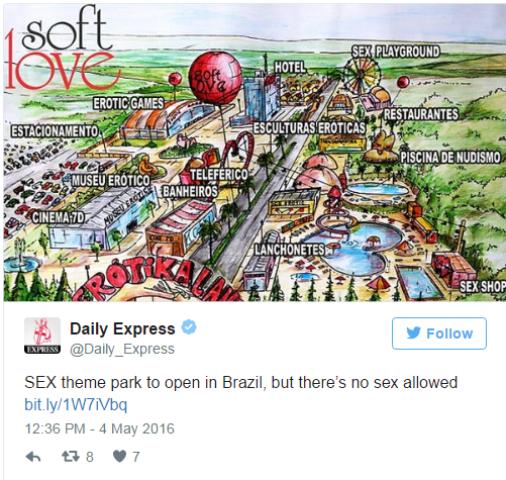 Worlds First Sex Themed Amusement Park Is Coming Up In Brazil Guess 6388