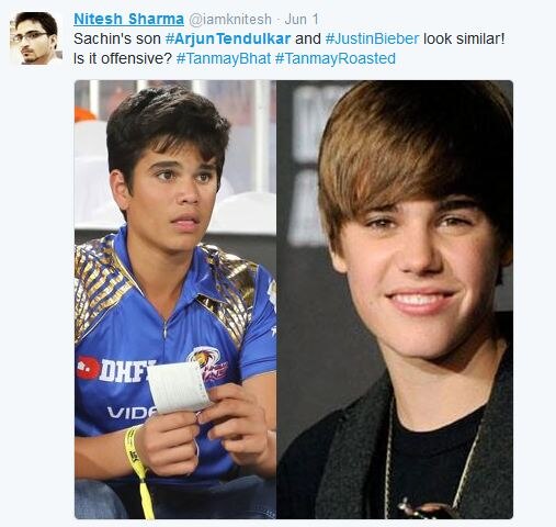 VIRAL PICTURE: Sachin Tendulkar's Son Arjun Resembles With Justin