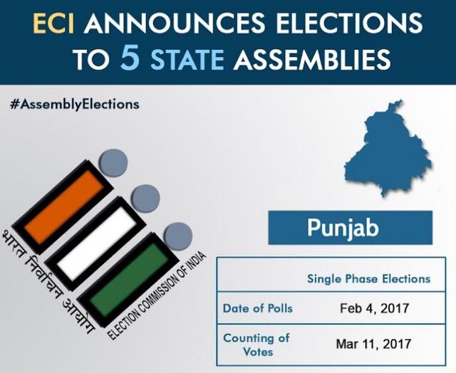 Punjab Assembly Election 2017 Dates: Single-phase polling ...