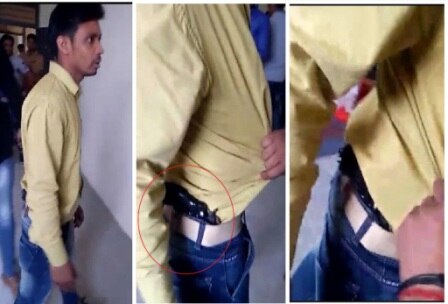 Agra: During exam, while students cheat, examiner carries pistol in hall