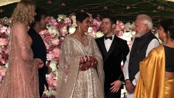 PICS & VIDEOS: PM Narendra Modi at Priyanka-Nick Wedding ...