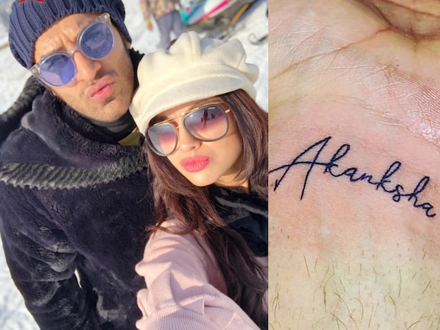 Paras Chhabra Gets Akanksha Puris Name Tattooed On His Hand Proposes With It For Marriage She 8863