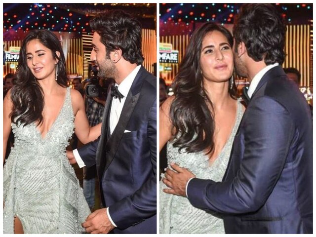 Filmfare Awards 2019: Ex-couple Ranbir Kapoor & Katrina Kaif share a