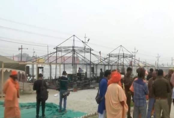 Kumbh Mela 2019: नाथ संप्रदाय के शिविर में लगी आग, हुआ लाखों का नुकसान