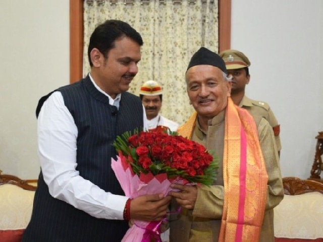 Image result for bjp na meet maharastra rajyapal