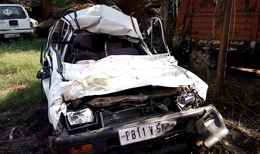 Punjab Sangrur Car Crash Maruti 800