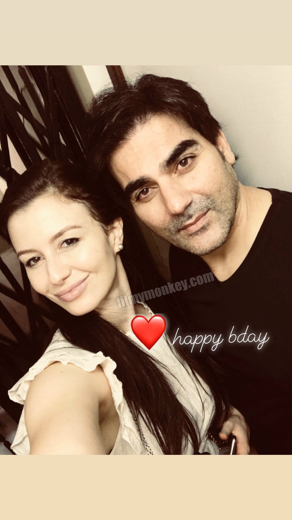 Arbaaz Khan Birthday: Rumored girlfriend Giorgia Andriani's wishes for