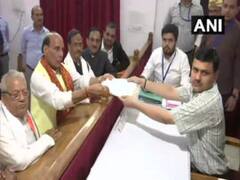 राजनाथ सिंह ने लखनऊ सीट से नामांकन दाखिल किया, पांचवें चरण में होनी है वोटिंग