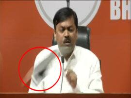 बीजेपी प्रवक्ता जीवीएल नरसिम्हा राव पर जूता फेंका गया, कानपुर का था शख्स shoe thrown on bjp spokesperson in delhi बीजेपी प्रवक्ता जीवीएल नरसिम्हा राव पर जूता फेंका गया, कानपुर का था शख्स