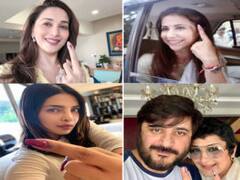 लोकतंत्र के महापर्व में शामिल हुए बॉलीवुड के ये सितारे, किया वोट