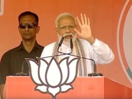 PM Modi rally in bahraich मोदी का करारा हमला, बोले- जहां सपा-बसपा का वोट बैंक नहीं होता वहां बिजली नहीं आती