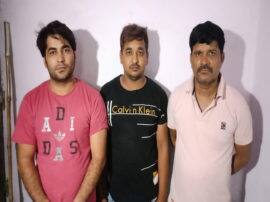 STF team arrested three goon during en encounter in noida नोएडा में एक और मुठभेड़, STF की गिरफ्त में 50 हजार का इनामी बदमाश