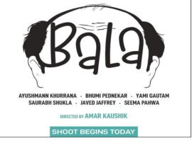 Ayushman, Bhumi and Yami started shooting film Bala, see photos आयुष्मान, भूमि और यामी ने शुरू की फिल्म बाला की शूटिंग, देखें तस्वीरें