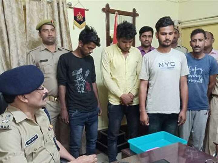 पुलिस ने मुठभेड़ के बाद चार शातिर बदमाशों को किया गिरफ्तार, ट्रक लूटने की बना रहे थे प्लानिंग