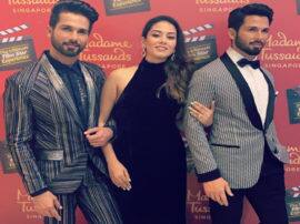 Shahid Kapoor arrives Madam Tussaud looking his Wax Statue शाहिद कपूर पहुंचे मैडम तुसाद, अपने वैक्स स्टैच्यू को देखने