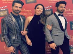 शाहिद कपूर पहुंचे मैडम तुसाद, अपने वैक्स स्टैच्यू को देखने