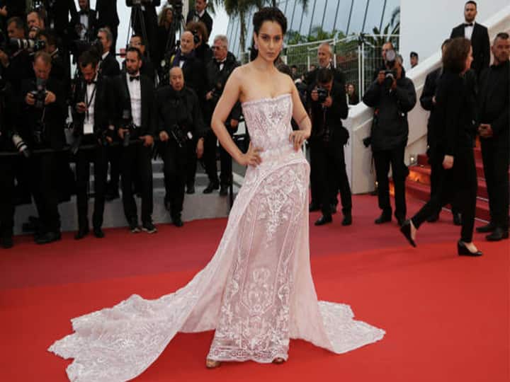 कान्स फिल्म फेस्टिवल में पिंक गाउन में उतरीं रैड कार्पेट पर कंगना, देखिए शानदार तस्वीरें