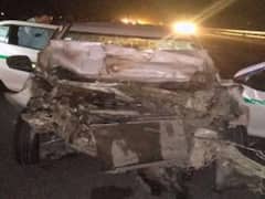 आगरा-लखनऊ एक्सप्रेस-वे पर भीषण सड़क हादसा, एक की मौत, पांच घायल