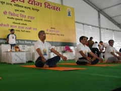 देहरादून: सीएम त्रिवेंद्र सिंह रावत ने भी मंत्रियों के साथ किया योग, दिया ये मंत्र