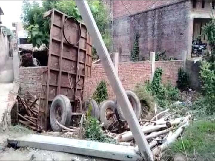 गोरखपुर: तिलक समारोह में बौराए हाथी ने मचाया तांडव, जमकर मचाया उत्‍पात, छह घायल