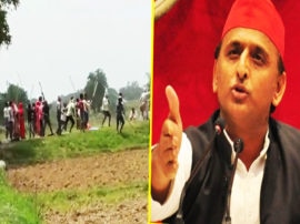  akhilesh yadav Samajwadi party protest march on sonbhadra massacre issue  सोनभद्र नरसंहार पर सिसायत जारी, अब उम्भा गांव जाने की तैयारी में सपा