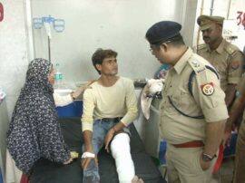 प्रयागराज: पुलिस और बदमाशों के बीच मुठभेड़, पैर में गोली लगने से एक बदमाश घायल Encounter in prayagraj, one criminal injured प्रयागराज: पुलिस और बदमाशों के बीच मुठभेड़, पैर में गोली लगने से एक बदमाश घायल