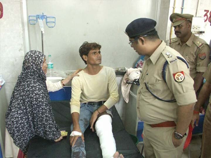 प्रयागराज: पुलिस और बदमाशों के बीच मुठभेड़, पैर में गोली लगने से एक बदमाश घायल Encounter in prayagraj, one criminal injured