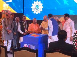 अमित शाह ने किया ग्राउंड ब्रेकिंग सेरेमनी का उद्घाटन, देशभर के कई उद्योगपति सम्मेलन में मौजूद amit shah inaugurate Ground Breaking Ceremony for investment of 65 thousand crore in up अमित शाह ने किया ग्राउंड ब्रेकिंग सेरेमनी का उद्घाटन, देशभर के कई उद्योगपति सम्मेलन में मौजूद