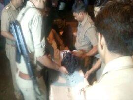 Police encounter in Bagpat, one criminal shot dead बागपत में पुलिस और बदमाशों में भिड़ंत, 50 हजार का इनामी बदमाश मुठभेड़ में ढेर