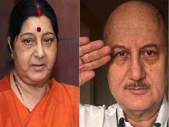 सुषमा स्वराज के निधन पर बॉलीवुड ने भी जताया दुख, अनुपम खेर समेत बड़े सितारों ने किए ट्वीट