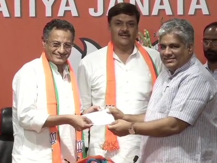 सपा छोड़ बीजेपी में शामिल हुए पूर्व सांसद सुरेंद्र सिंह नागर, संजय सेठ ने भी थामा 'कमल' former sp leader Sanjay Seth and Surendra Singh Nagar join BJP