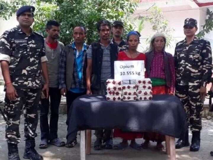 भारत-नेपाल सीमा से महिला तस्कर गिरफ्तार, 40 लाख की अफीम बरामद