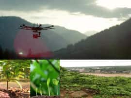 Now drone technology will use for plantation in uttarakhand पहाड़ों में पौधारोपण के लिए अब ड्रोन तकनीक का होगा प्रयोग, कैमरा बताएगा कहां डालना है बीज