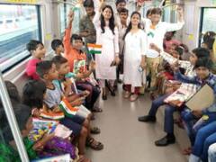 जानें- इन युवाओं के दिल की बात, स्वतंत्रता दिवस पर मलिन बस्ती के बच्चों को कराया मेट्रो का सफर