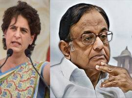 Priyanka Gandhi defence P Chidambaram says he is being shamefully hunted down चिदंबरम के साथ खड़े हैं, सच के लिए लड़ेंगे...चाहे नतीजा कुछ भी हो: प्रियंका
