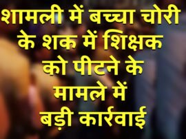 Case filed against 40 people for beating teacher on suspicion of child theft in shamli शामली में बच्चा चोरी के शक में शिक्षक को पीटने के मामले में बड़ी कार्रवाई, 40 लोगों पर केस दर्ज