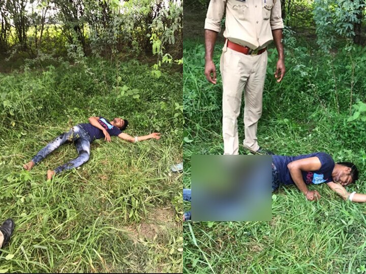 प्रतापगढ़ पुलिस के हत्थे चढ़ा इनामिया बदमाश, एनकाउंटर में पैरों में लगी गोली