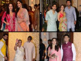 Ambani house celebrate Ganesh Utsav many bollywood celebs visit to Antilia अंबानी हाउस में ऐसे हुआ गणपति का वेलकम, कुछ इस अंदाज में नजर आये बाॅलीवुड सितारे