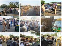 गाजियाबाद में पुलिस ने 1016 वाहनों पर जुर्माना लगाया, 583 तिपहिया वाहनों को जब्त