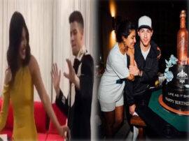 'प्रियंका चोपड़ा' ने पति 'निक जोनस' के साथ किया पंजाबी गाने पर डांस, देखे वीडियो Priyanka Chopra Nick Jonas dance on Ajay Devgn song Hauli Hauli on his Birthday 'प्रियंका चोपड़ा' ने पति 'निक जोनस' के साथ किया पंजाबी गाने पर डांस, देखे वीडियो