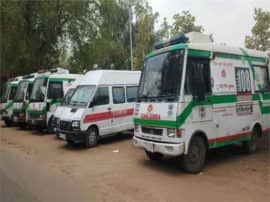 108 and 102 ambulance staff on strike in prayagraj वेतन और अन्‍य मांगों को लेकर हड़ताल पर एंबुलेंस कर्मचारी, संगम नगरी में चरमराई स्वास्थ्य सेवाएं