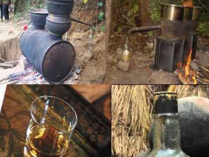 आबकारी विभाग और पुलिस ने की बड़ी कार्रवाई, शराब बनाते हुए तस्कर को किया गिरफ्तार