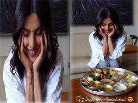 अहमदाबाद में गुजराती थाली का मजा लेती नजर आईं प्रियंका चोपड़ा The Sky Is Pink promotion Priyanka Chopra Enjoys A Gujarati Thali In Ahmedabad अहमदाबाद में गुजराती थाली का मजा लेती नजर आईं प्रियंका चोपड़ा