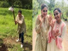 इन दिनों खेतों में काम कर पसीना बहा रही हैं, करीना कपूर, आप भी देखें वीडियो