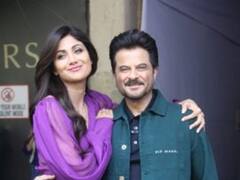 शिल्पा शेट्टी, अनिल कपूर के साथ पहुंची फराह खान के नए चैट शो पर, देखें तस्वीरें