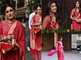 karwa chauth 2019 bollywood actress celebrates Karwa Chauth Karwa Chauth 2019: बॉलीवुड में करवा चौथ की धूम, तस्वीरों में देखें कैसी नजर आईं ये खूबसूरत अभिनेत्रियां