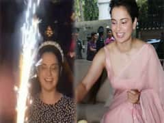 Kangana Ranaut ने L.A में सेलिब्रेट की दिवाली, देखें वीडियो