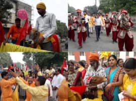 Unique wedding held in Moradabad read inside story विवाह के बंधन में बंधे कृष्ण प्यारी और नंदी, अनोखी शादी के बारे में जानने के लिए करें क्लिक Moradabad News